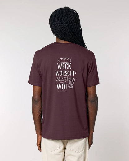 Weck Worscht & Woi - Rückenprint (Unisex)