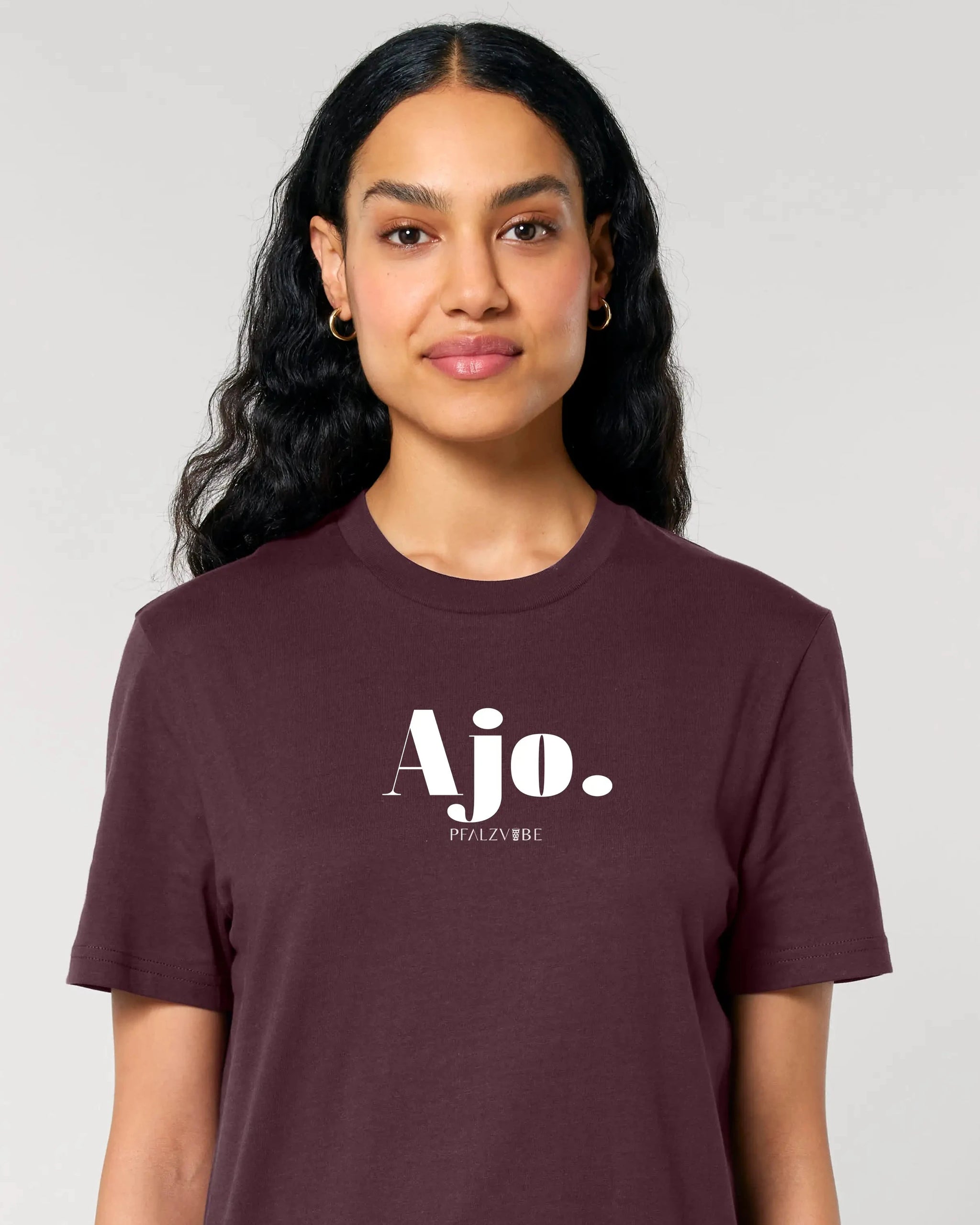Ajo. T-Shirt – Detailansicht – Bio Pfaelzer Streetwear | PFALZVIBE