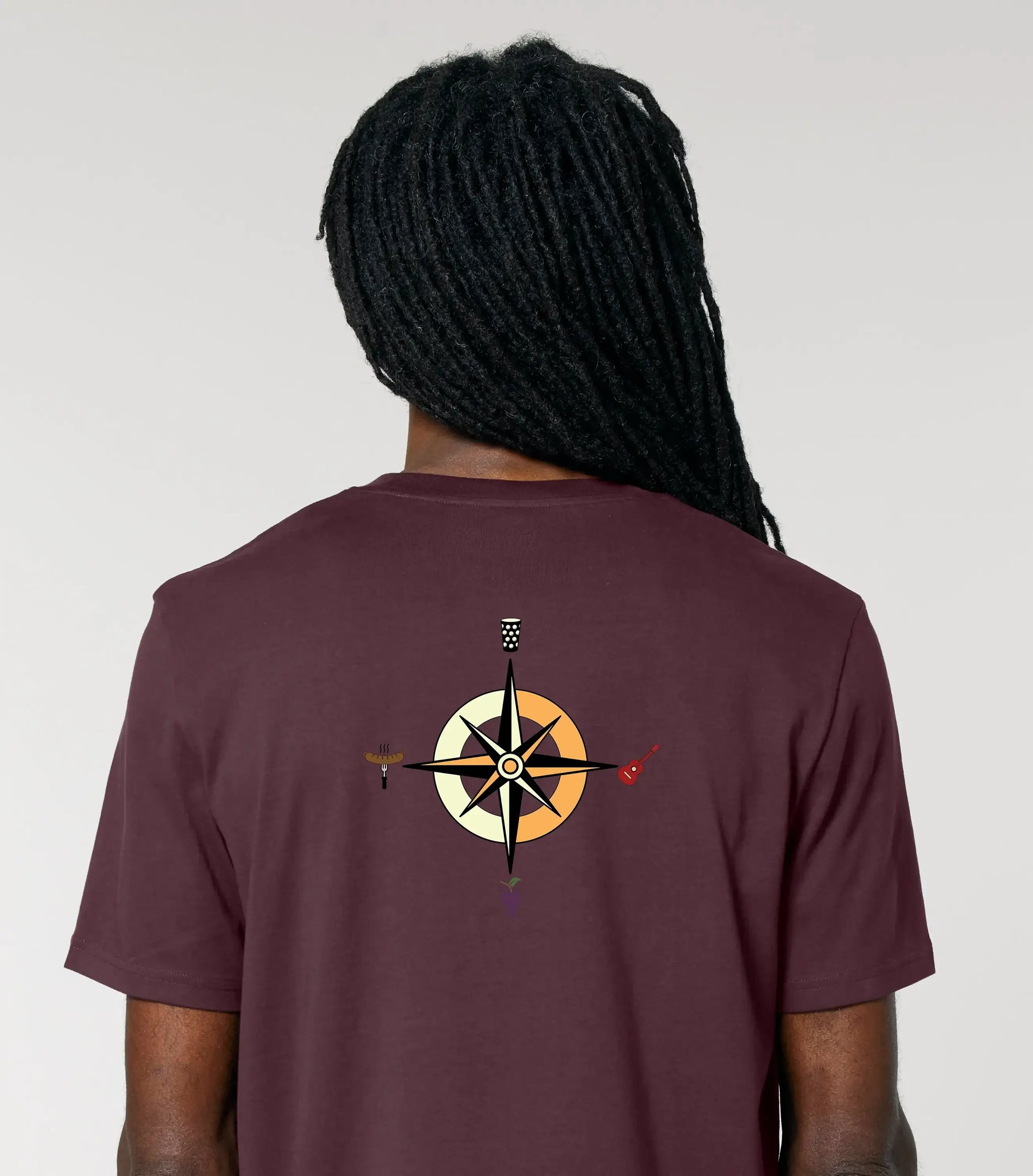 Pfalz-Kompass Classic T-Shirt – Produktbild – Bio Pfaelzer Streetwear | PFALZVIBE