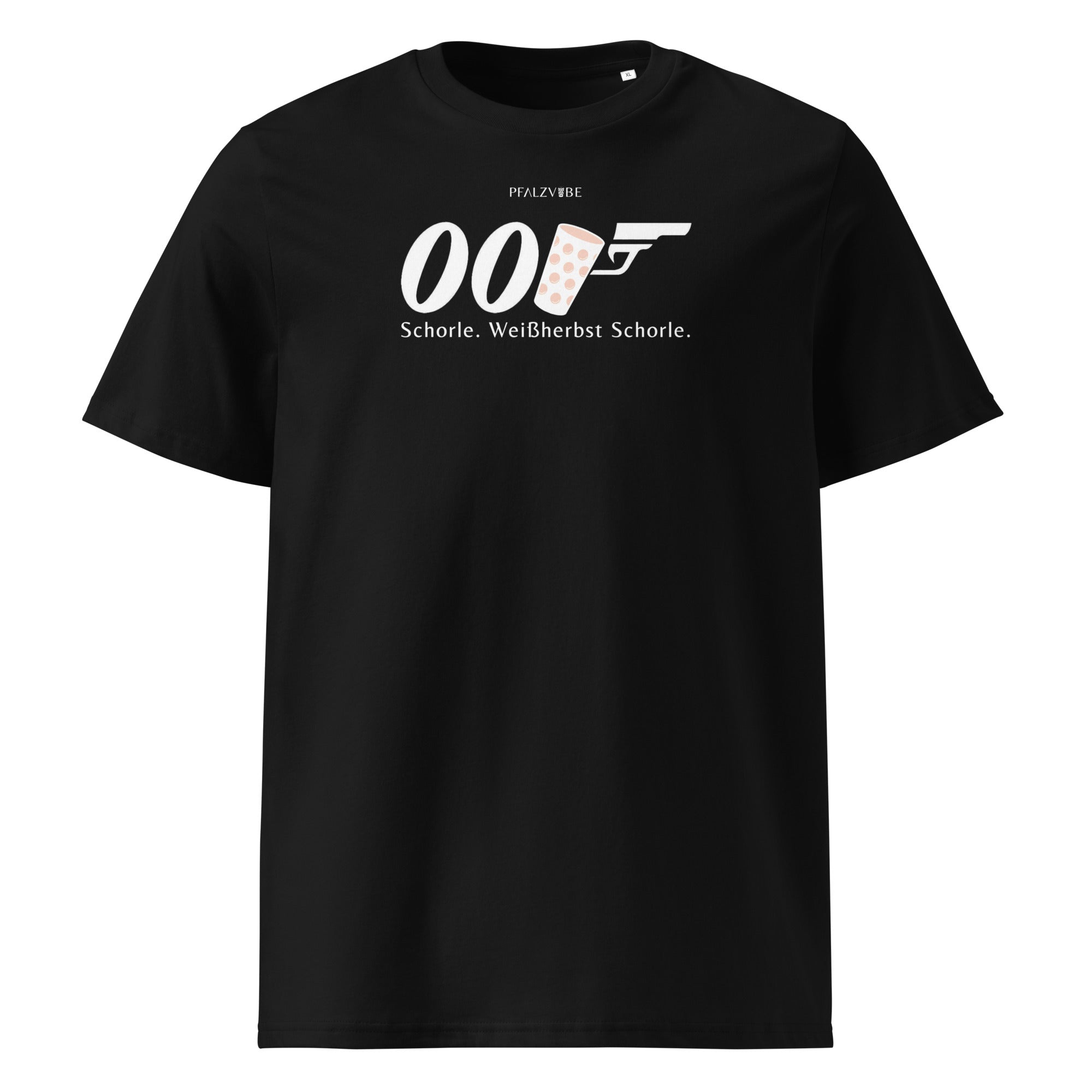 00Schorle T-Shirt - Schorle. Weißherbst Schorle – Produktbild – Bio Pfaelzer Streetwear | PFALZVIBE