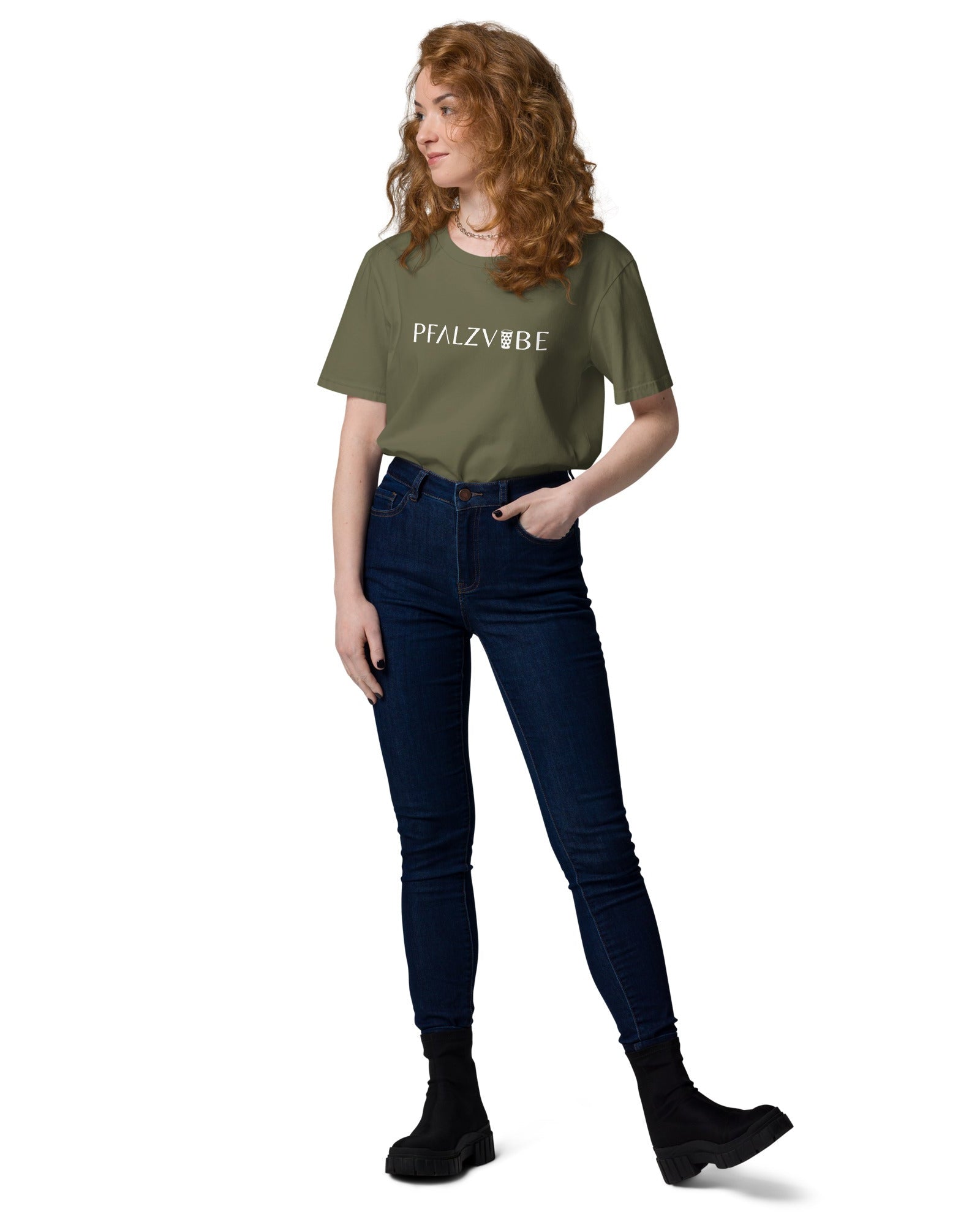 PFALZVIBE Classic Logo T-Shirt – Frontansicht – Bio Pfaelzer Streetwear | PFALZVIBE