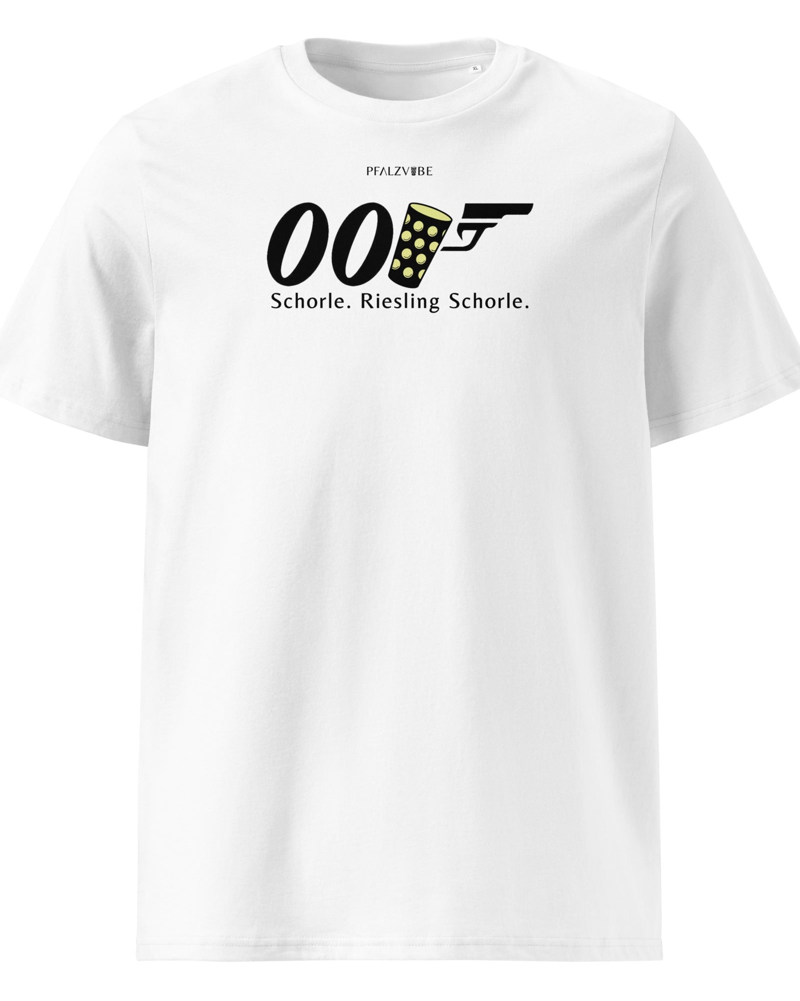 00Schorle T-Shirt - Schorle. Riesling Schorle. – Rueckansicht – Bio Pfaelzer Streetwear | PFALZVIBE
