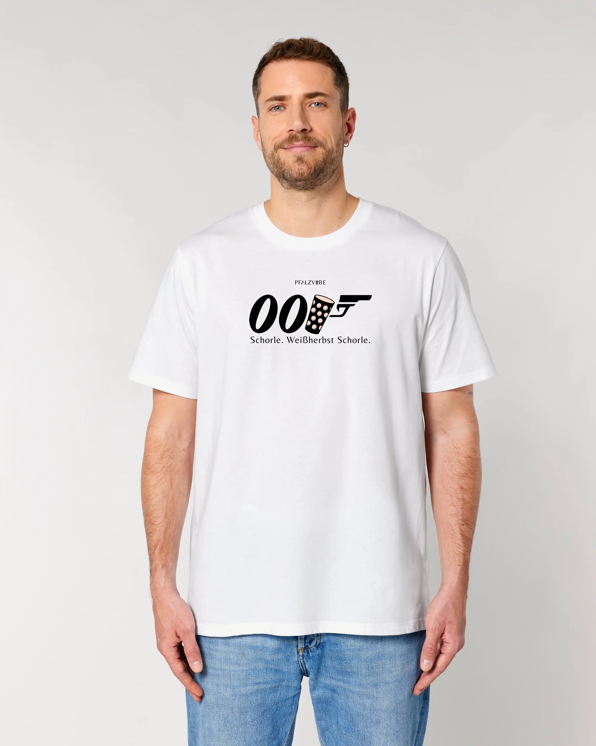 00Schorle T-Shirt - Schorle. Weißherbst Schorle – Produktbild – Bio Pfaelzer Streetwear | PFALZVIBE