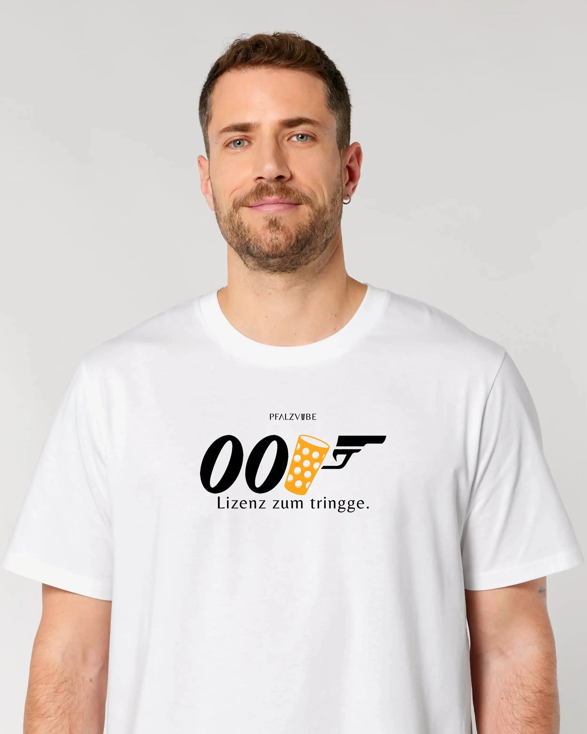 00Schorle T-Shirt - Lizenz zum tringge. – Detailansicht – Bio Pfaelzer Streetwear | PFALZVIBE