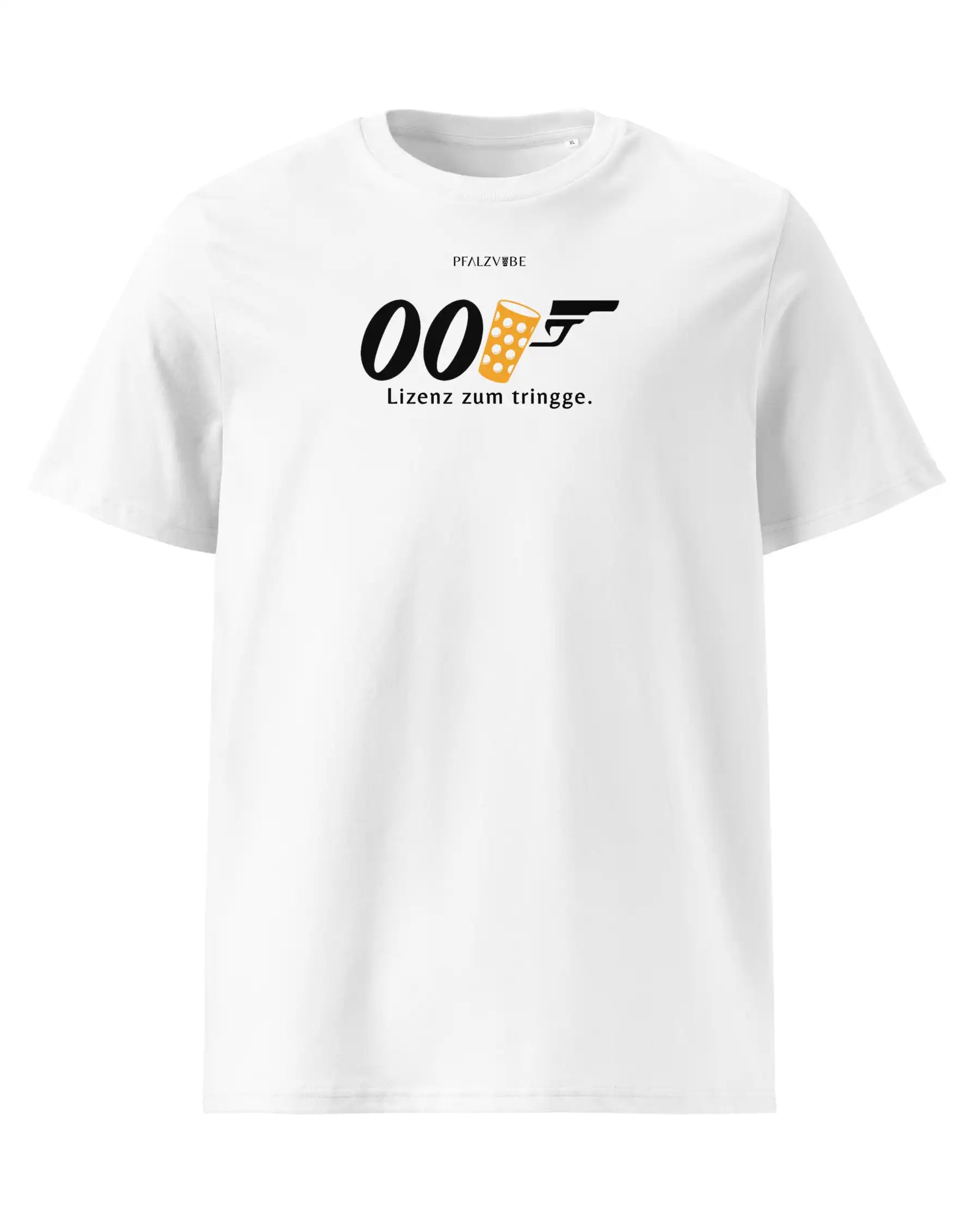 00Schorle T-Shirt - Lizenz zum tringge. – Seitenansicht – Bio Pfaelzer Streetwear | PFALZVIBE