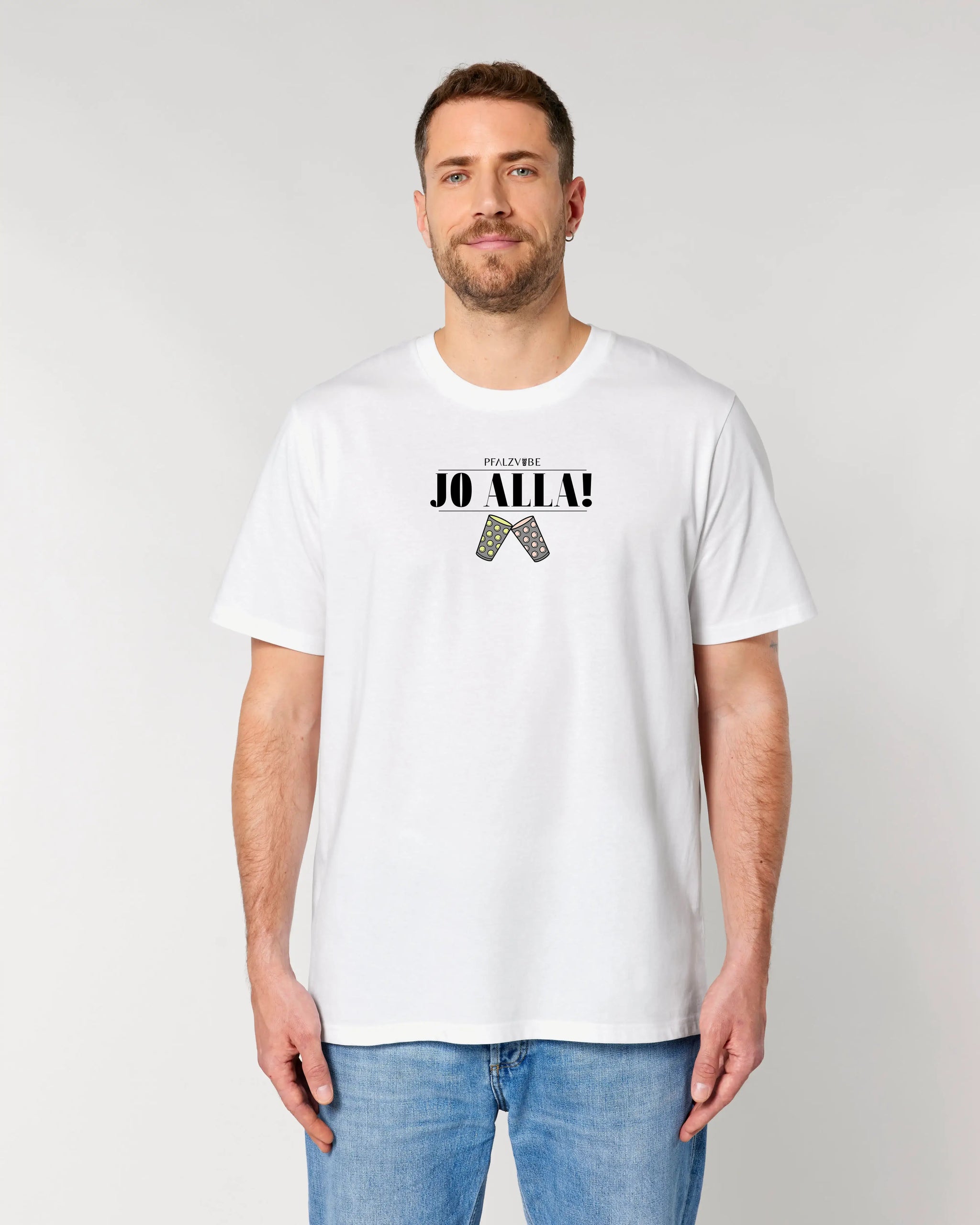 JO ALLA! T-Shirt – Produktbild – Bio Pfaelzer Streetwear | PFALZVIBE